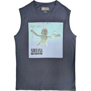 Nirvana - Nevermind Album Tanktop - 2XL - Blauw