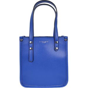 Flora & Co fashion trendy handtas kobalt