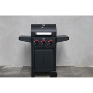 Passion Grills - BBQ Ohio 3-brander - Mat Zwart