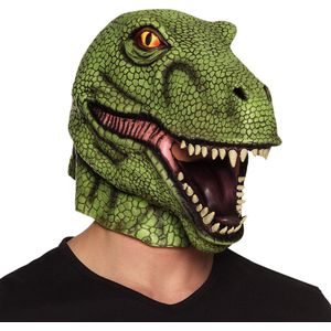 Boland - Latex gezichtsmasker T-rex - Volwassenen - Dinosaurus - Dieren - Dinosaurus