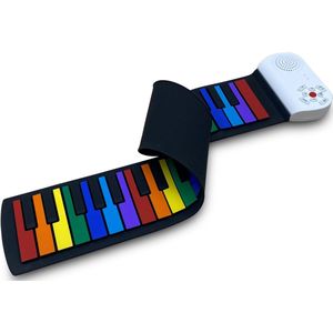 Bolan Rollup piano kleur - oprolbare piano - keyboard met 49 toetsen - mobiele digitale piano
