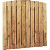 Intergard Schutting tuinscherm toog zichtdicht 21 planks 180x180cm RVS