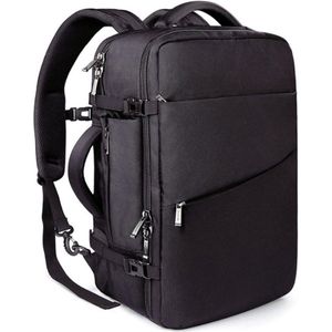40 Liter Supergrote Handbagage Reisrugzak Voor 15.6-17 Inch Laptops – Vlieggoedgekeurde Cabinerugzak Voor Weekendreizen