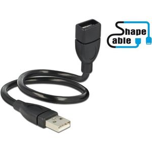 USB Verl. Delock A - A St/Bu 0.35m ShapeCable