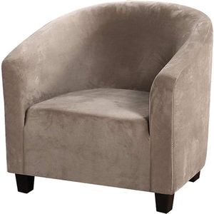 jianyana Fauteuilhoes Elastisch Fluwelen Clubstoel Wasbare Stretch Fauteuilhoes Badstoelhoes Stoelhoezen voor Cafe Club Lounge Stoel Stoel Fauteuil