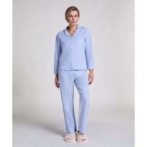 Hunkemöller Long Sleeve Cotton Jacket Blauw XS