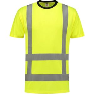 Tricorp T-shirt RWS Birdseye 103005 Fluor Geel - Maat XS