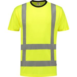 Tricorp T-shirt RWS Birdseye 103005 Fluor Geel - Maat XS