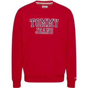 Tommy Hilfiger TJW Reg Entry Crewneck Heren - Rood - Maat S