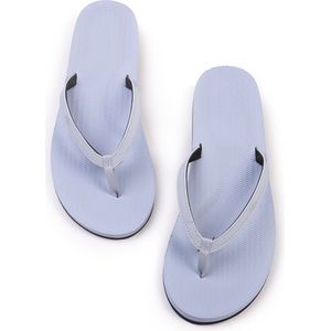 Indosole Flip Flops Essential Light Heren Slippers - Lichtgrijs - Maat 45/46