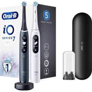 Oral-B iO 7 - Elektrische Tandenborstels Duoverpakking - Zwart en Wit
