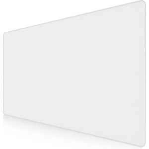Oversized Muismat Gaming Titanwolf 1200 x 600 mm - XXXL Grote Muismat - Tafelmat Groot Formaat - Verbeterd Precisie en Snelheid - XXL bijv. voor Logitech Muis en Toetsenbord - Wit