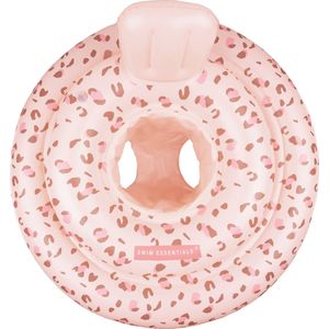 Swim Essentials Baby Zwemband - Old Pink Panterprint - Baby Float & Zwemzitje - 0-1 jaar