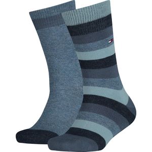 Tommy Hilfiger KIDS BASIC STRIPE SOCK 2P Kinderen Sokken Maat 39-42