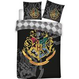 Harry Potter Dekbedovertrek - Eenpersoons - 140 x 200 cm - Polyester