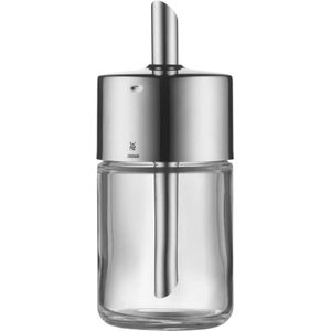 Barista suikerstrooier 240 g, glas, Cromargan roestvrij staal, gepolijst, ideaal voor witte/bruine suiker, cacao of ook als kruidenstrooier