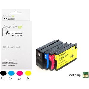 Improducts® Inkt cartridges - Alternatief Hp 953 XL 953XL serie multi pack