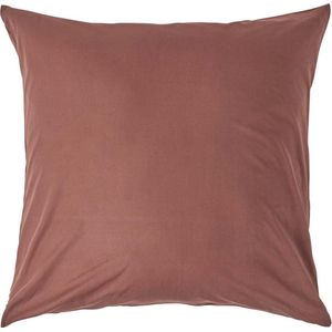 Homescapes kussensloop 80 x 80 cm - Bruin, 100% Egyptisch katoen, draaddichtheid 200