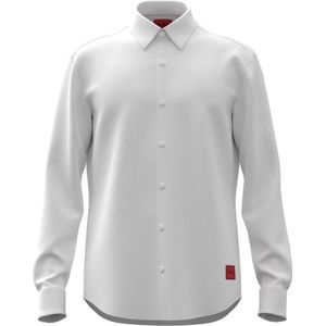 Hugo Ermo 10252145 Shirt Met Lange Mouwen Wit L Man