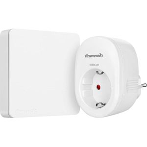 Stopcontact met afstandsbediening - Wandschakelaar aan/uit set - Draadloos stopcontacten - 3680 W - Lichtschakelaar - Uitbreidbaar voor decoratie
