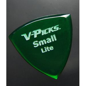 V-Picks - Small Pointed Lite Emerald Green - Plectrum - 1.50 mm