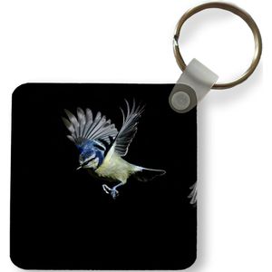 Sleutelhanger - Uitdeelcadeautjes - Vogels - Veren - Zwart - Plastic