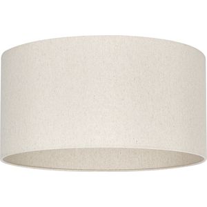 Uniqq Lampenkap stof beige transparant Ø 50 cm - 25 cm hoog