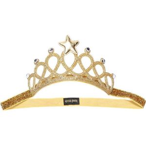 Prinses - Kroon met ster - Goud - Belle - Elsa - Anna - Belle - Prinsessenjurk - Verkleedkleding - Accessoire - Feest - Sprookjes