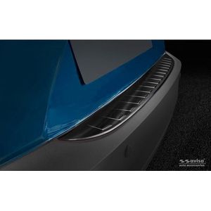 Avisa Zwart RVS Achterbumperprotector passend voor Mazda CX-3 2015- 'Ribs'