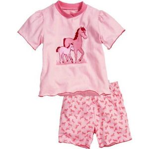 Playshoes shortama roze paarden