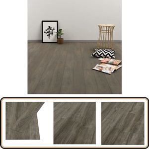 vidaXL Zelfklevende PVC Vloerplanken 4,46 m² Pvc Vloeren - Pvc Vloerplanken - Laminaat Look - Houten Vloer - Vloerbekleding