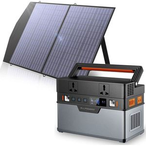 Allpowers® Solar Power Station 606Wh/164000mAH – Zonnepaneel 100W - Generator Zonne Energie - Met app bedienbaar