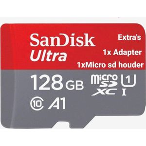 SanDisk 128GB micro SD ULTRA geheugenkaart UHS-I A1