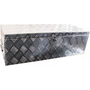Gereedschapkist aluminium 760x300x235mm - Disselbak - Disselkist - Gereedschapskist - Disselkist Aanhangwagen - Novio