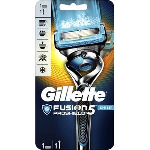 Gillette Fusion 5 Proshield Chill met Flexball Technologie Scheersysteem Mannen
