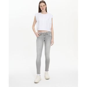 LTB Jeans Molly Dames Slim fit Jean - Lichtgrijs - Dia Wash