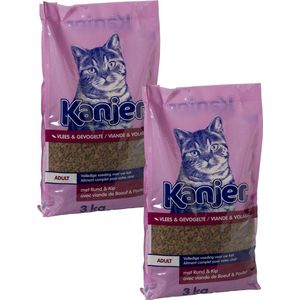 Kanjer Kat 4 Mix - Kattenvoer - 2 x 10 kg