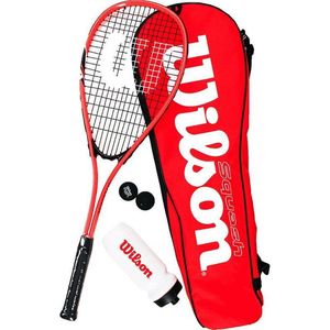 Wilson Squash Starter Kit Squashracket - Rood