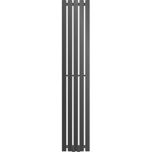 Badkamerradiator Stella 260x1400 mm antraciet met middenaansluiting