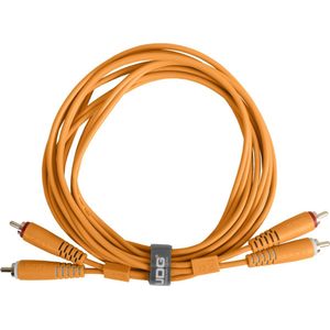 UDG Ultimate Audio Cable RCA-RCA Orange 1,5 m Straight U97001OR - Kabel voor DJs