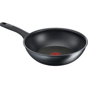 Wokpan inductie - 28 cm Titanium Fusion anti-aanbaklaag - Geschikt voor alle warmtebronnen incl inductie Wokpan inductie