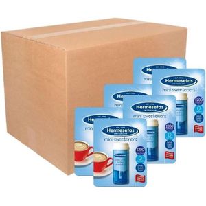 Hermesetas Tabletten Original Drukknop Doos Voordeelverpakking