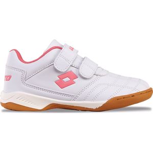 Lotto Shoes PACER K lage kindersneaker 2600110K wit/roze