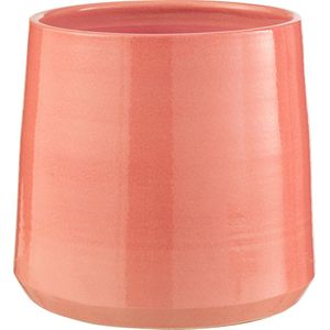 J-Line bloempot Rond - keramiek - roze - extra small - 2 stuks
