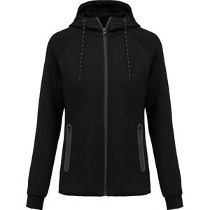 SportSweatshirt Dames S Proact Lange mouw Black 94% Polyester, 6% Elasthan