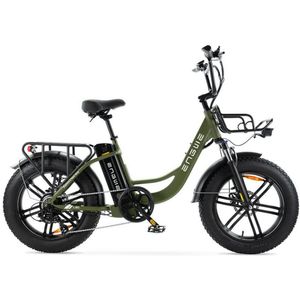 ENGWE L20 Elektrische Fatbike - E-bike - 20 Inch - 250W Motor - 7 Versnellingen - 140 km Actieradius - Mechanische Schijfremmen - Groen