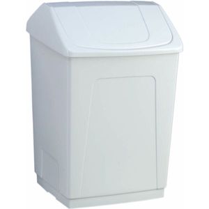 Rubbish bin Denox White 55 L