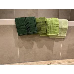 Handdoeken Set Groen 50 x 90 cm (4 stuks)