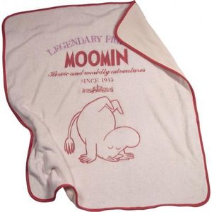 Moomin meisjes deken - roze - maat 75*85  cm