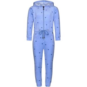 Jumpsuit meisjes pastunette bloem capuchon